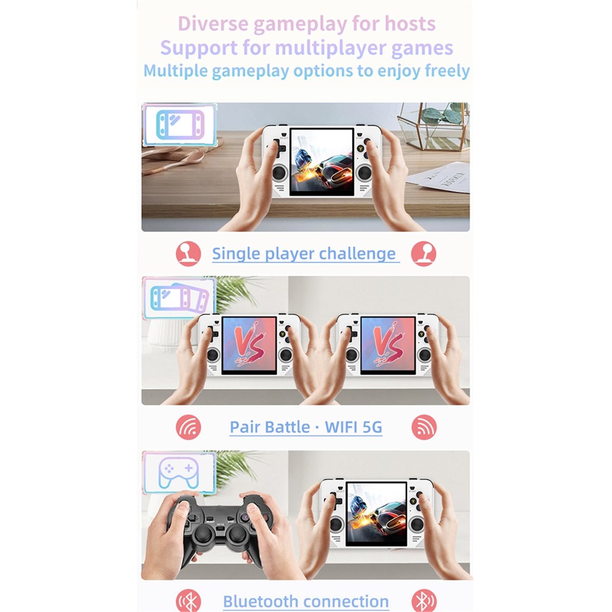 Open Source Retro Game Console 4 Inch - Punctual- RGB30 Retro El Oyun Konsolu