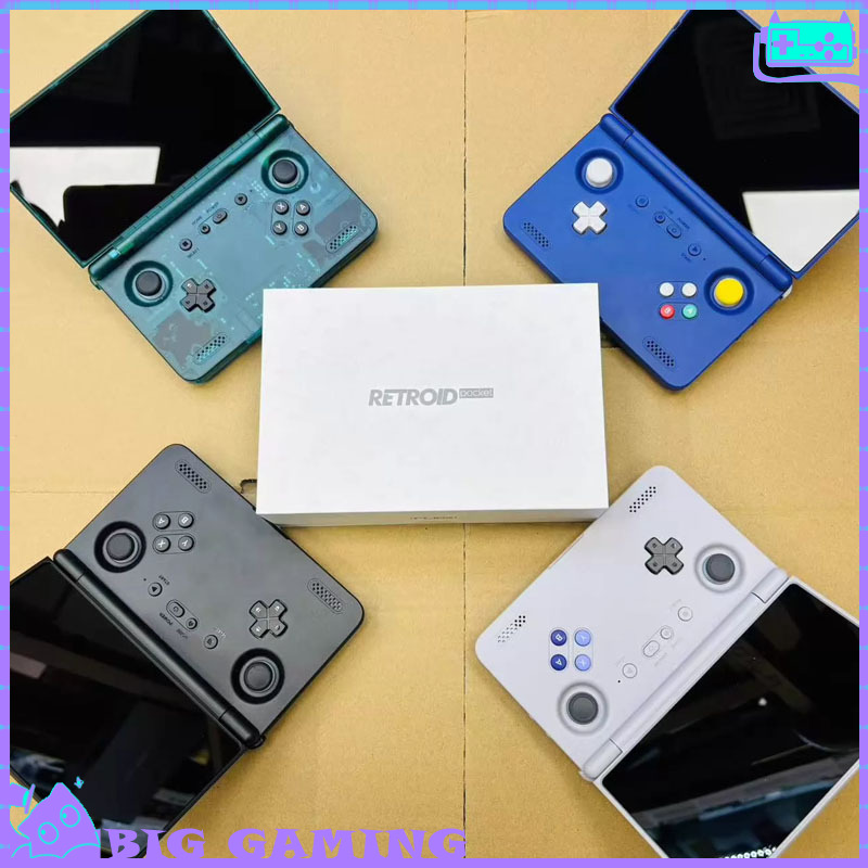 Android Retro Gaming Handheld Oled - Retroid Pocket Flip2 Oyun Konsolu Taşınabilir