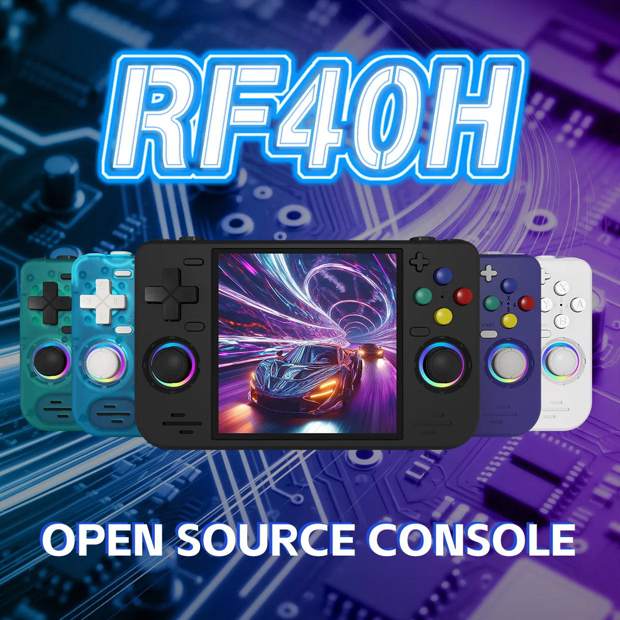 Open Source Retro Game Console 4 Inch - RF40H El Tipi Oyun Konsolu 4
