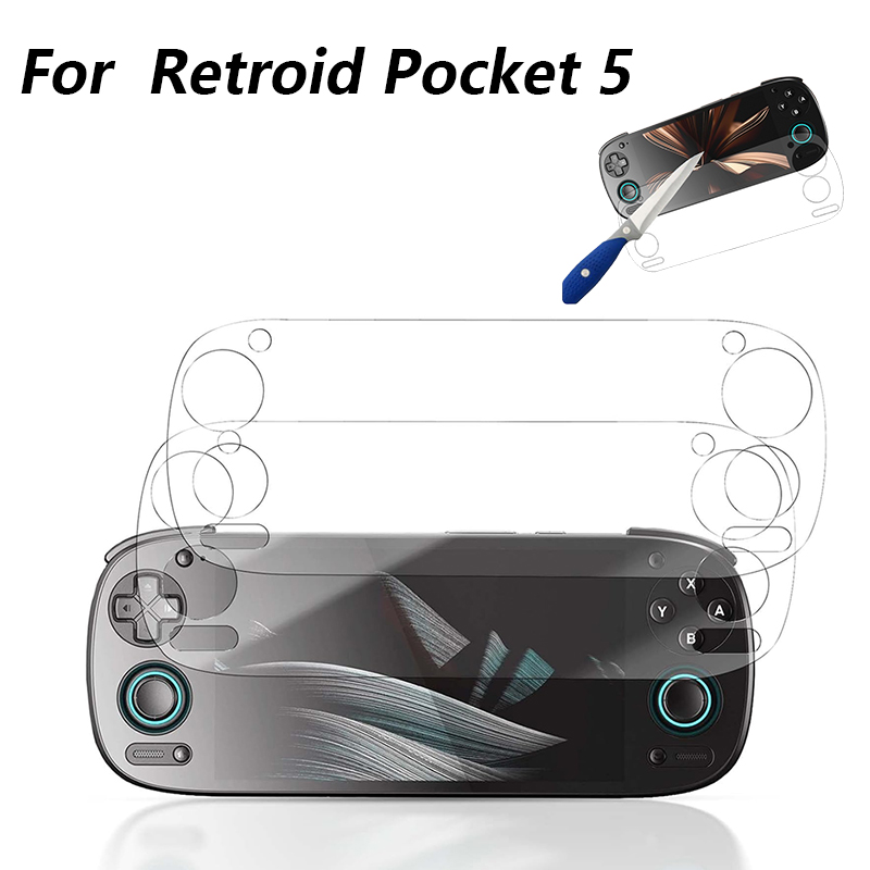 Screen Protector Tempered Glass Console - Retroid Pocket 5 Oyun Konsolu için