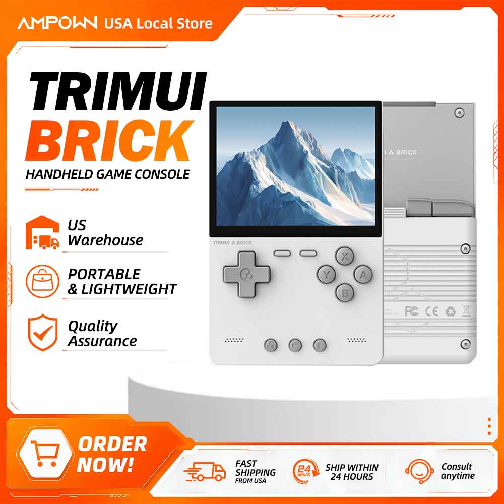 Retro Handheld Console Linux Ips Screen - TRIMUI TUĞLA El Oyun Konsolu 3.2