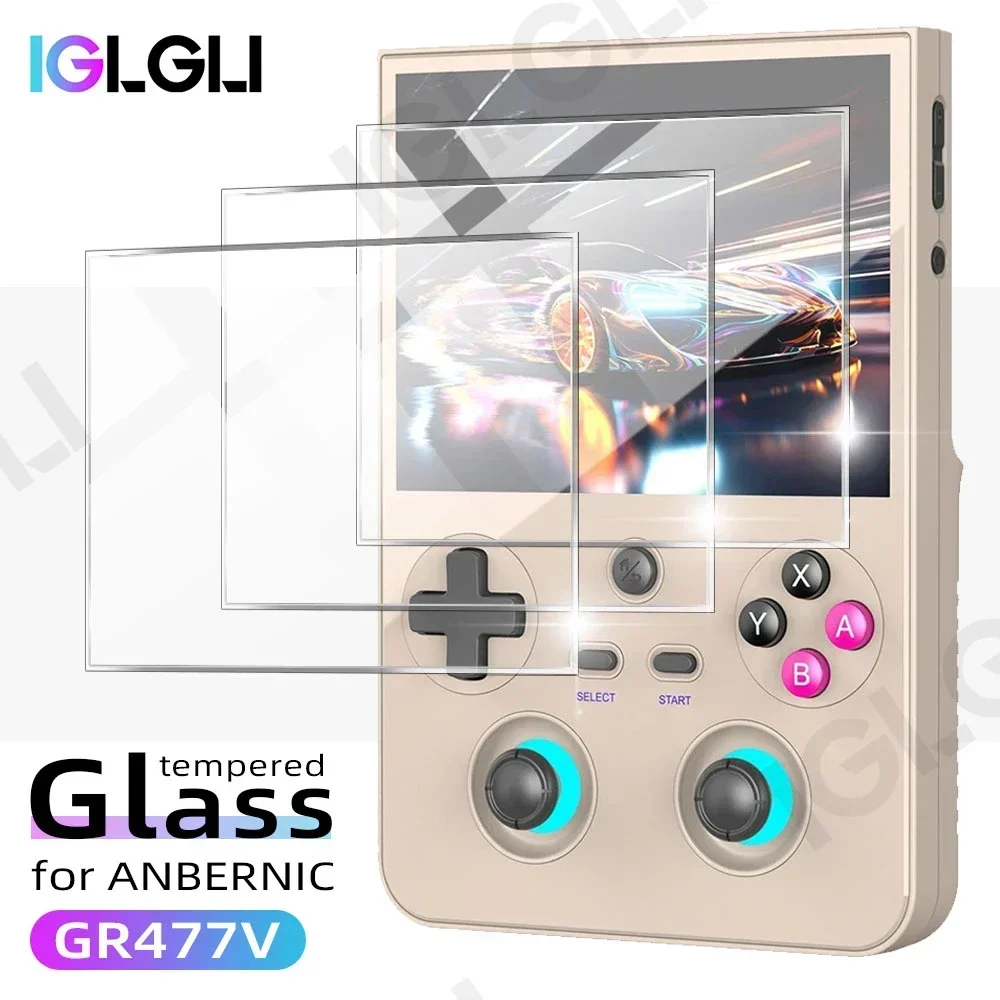 Screen Protector Tempered Glass Console - ANBERNIC RG477V Ekran Koruyucu için 9H