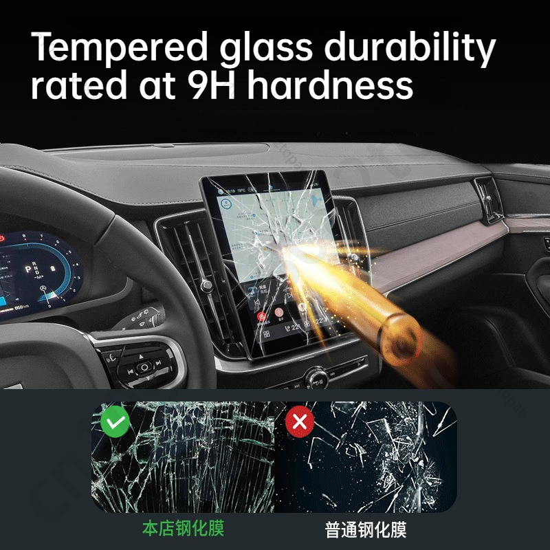 Volvo XC90/XC60/XC40/S90/S60/V - Screen Protector Tempered Glass Console incelemesi ve fiyatı