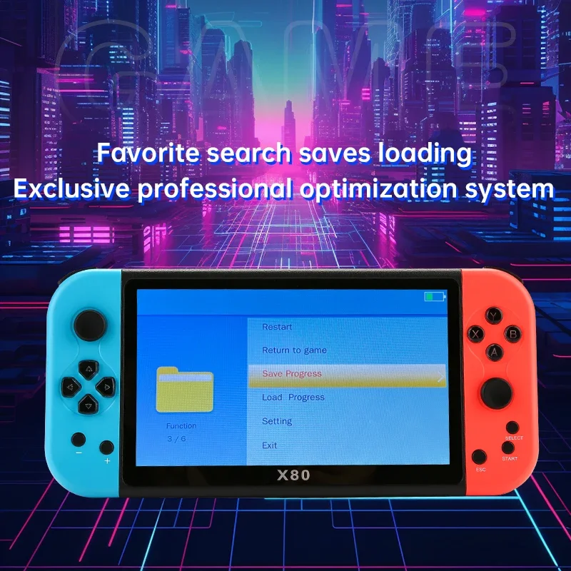 X80 Retro elde kullanılır oyun - Retro Game Console Hdmi Tv Output incelemesi ve fiyatı