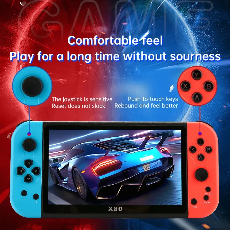 X80 Retro elde kullanılır oyun - Retro Game Console Hdmi Tv Output incelemesi ve fiyatı