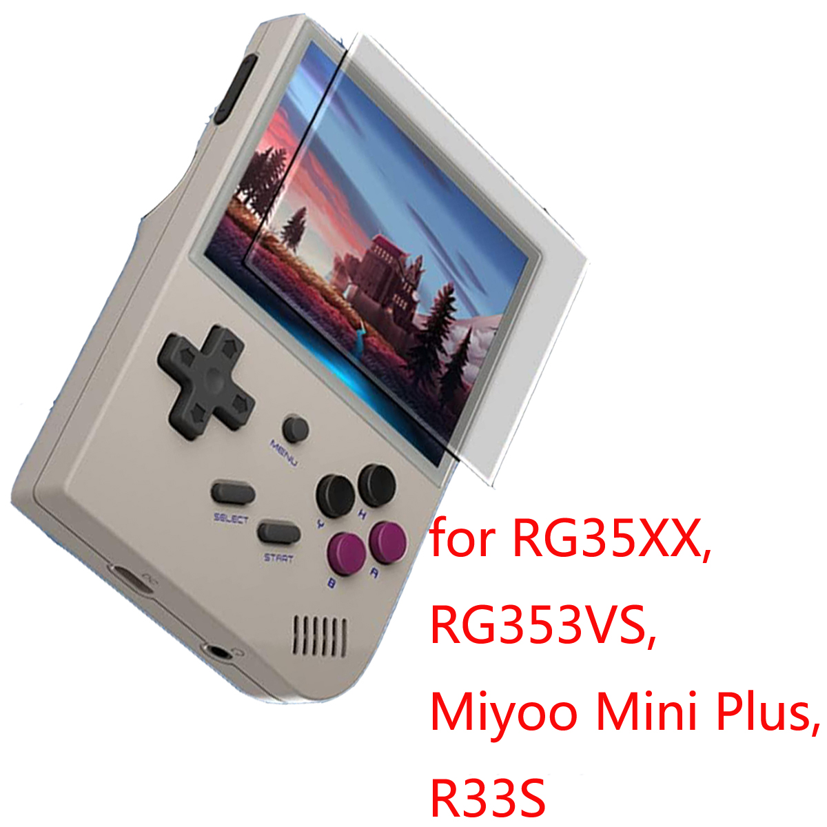 Anbernic RG35XX, RG353VS, Miyo - Screen Protector Tempered Glass Console incelemesi ve fiyatı