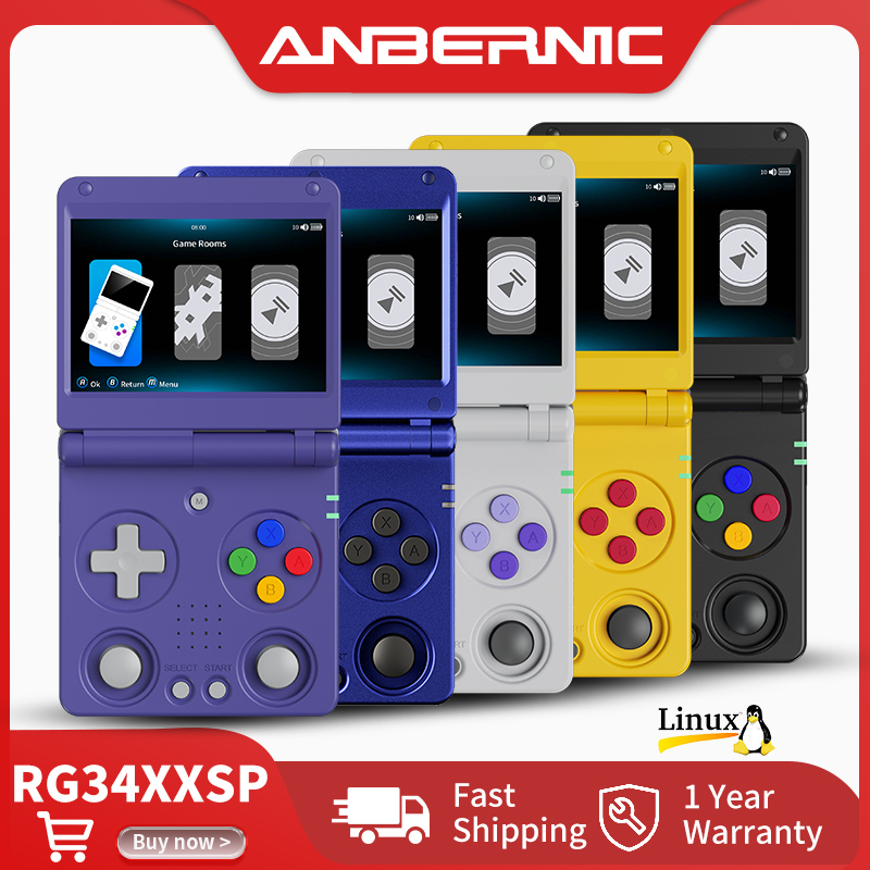 Anbernic RG34XXSP Katlanabilir - Retro Game Console Hdmi Tv Output incelemesi ve fiyatı