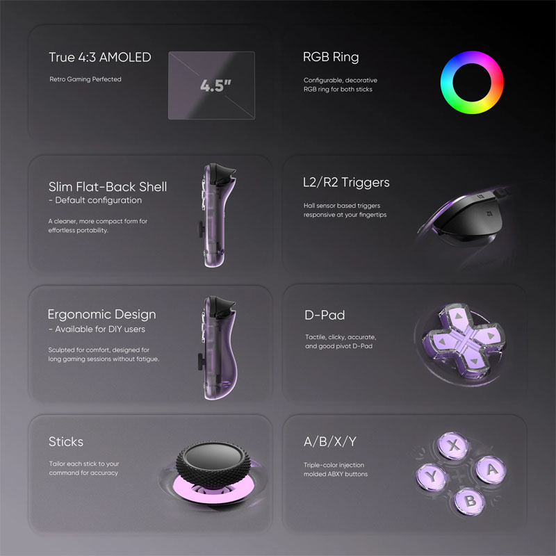 Retroid Pocket Nova oyun konso - Android Retro Gaming Handheld Oled incelemesi ve fiyatı