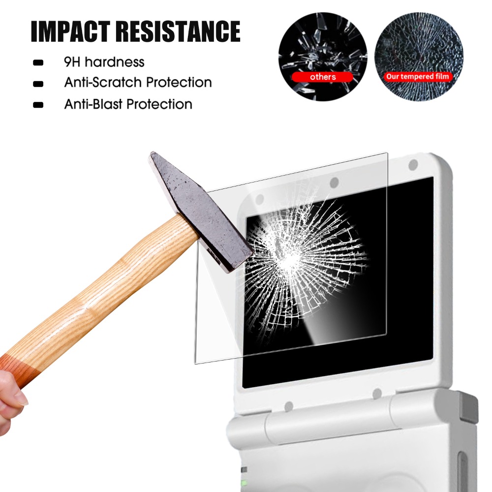 1-5 adet Miyoo Flip V2 Temperl - Screen Protector Tempered Glass Console incelemesi ve fiyatı