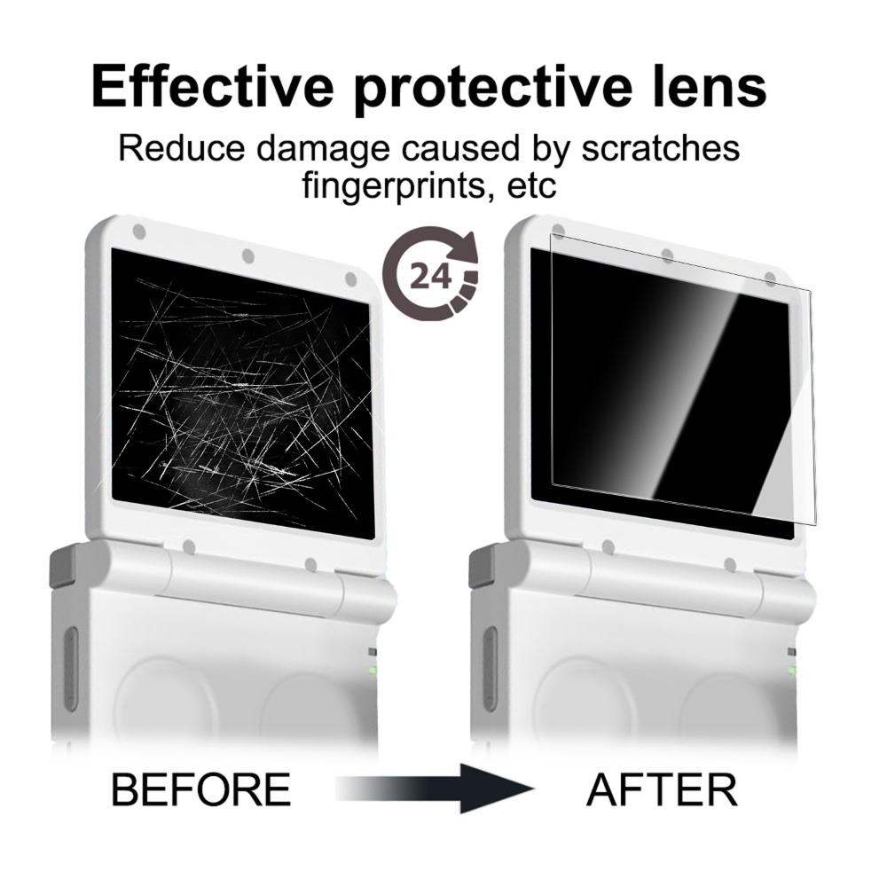 1-5 adet Miyoo Flip V2 Temperl - Screen Protector Tempered Glass Console incelemesi ve fiyatı
