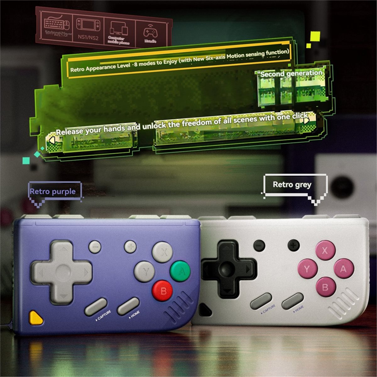 ▶ ○ 【İndirimde】Retro Mini Oyun - Wireless Retro Controller Bluetooth Gamepad incelemesi ve fiyatı