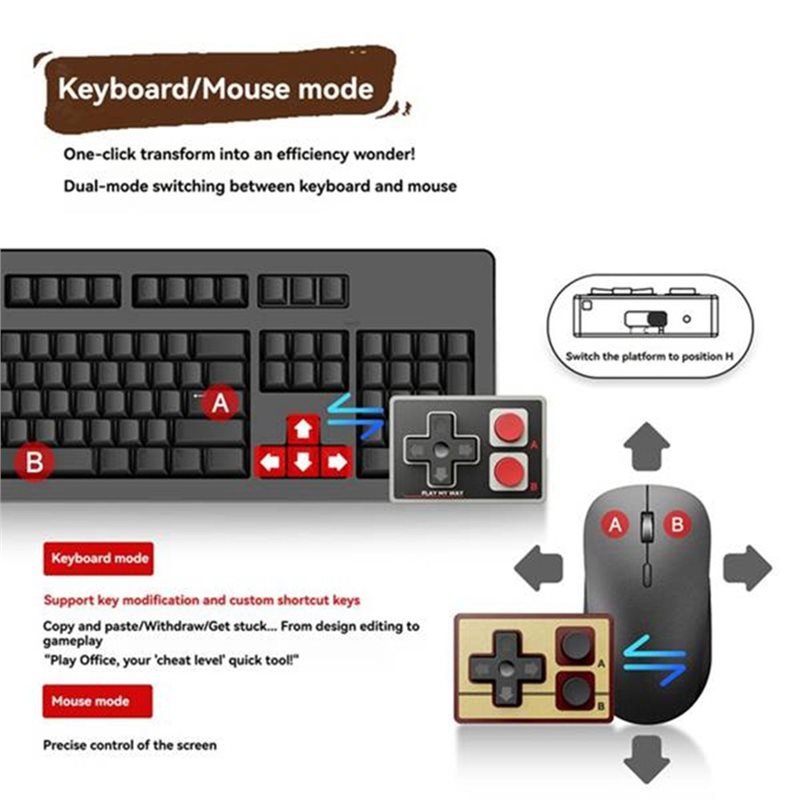 Y44A Bluetooth Mini Oyun Kuman - Wireless Retro Controller Bluetooth Gamepad incelemesi ve fiyatı