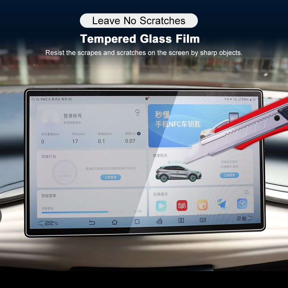 BYD Atto 3 Yuan Plus Seal Dolp - Screen Protector Tempered Glass Console incelemesi ve fiyatı
