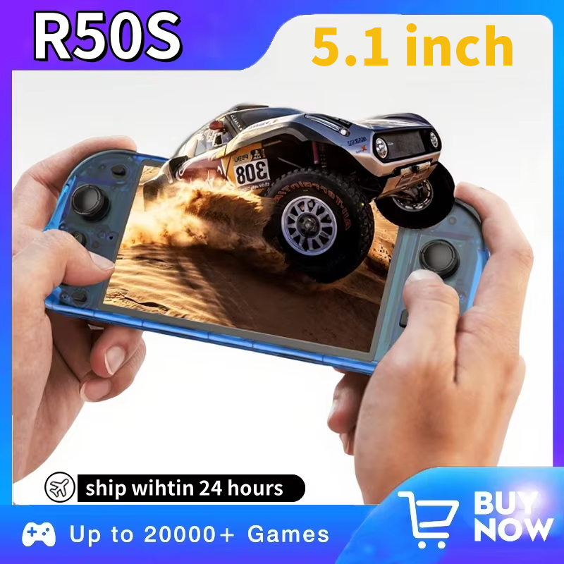 5.1 inç Yeni R50S Retro El Oyu - Retro Handheld Console Linux Ips Screen incelemesi ve fiyatı