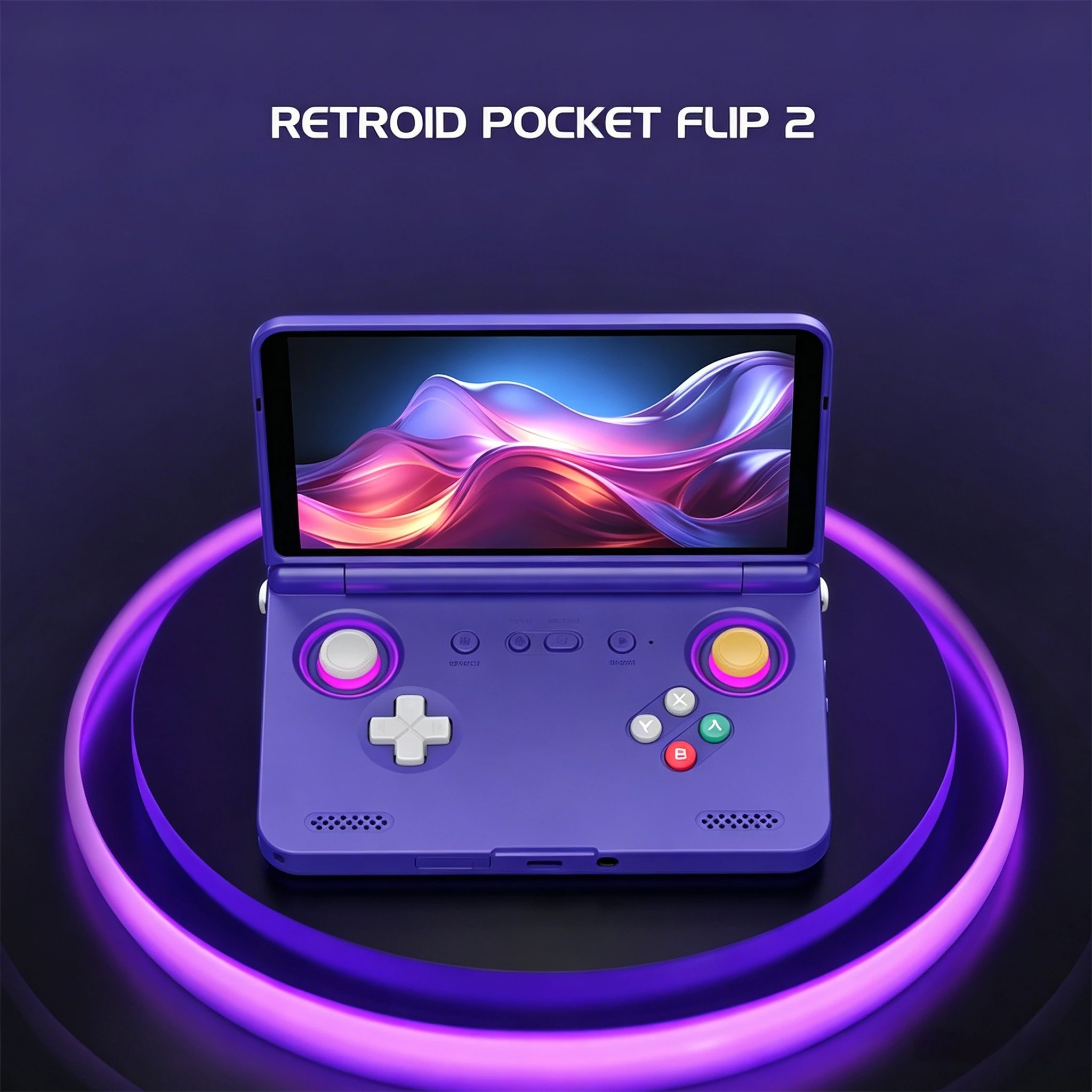 AMPOWN Retroid Pocket Flip2 Ta - Android Retro Gaming Handheld Oled incelemesi ve fiyatı